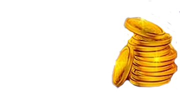 Изображение стопки золотых монет, представляющее бонус кэшбэка в Казино 888starz.